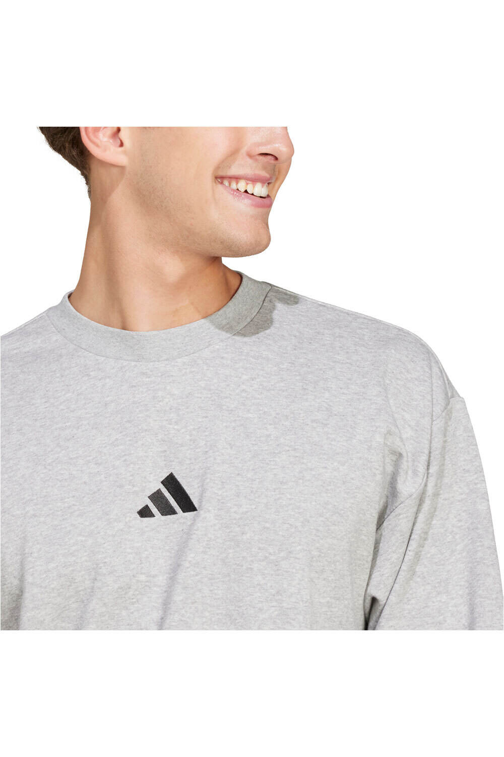 adidas sudadera hombre FEELCOZY GRIS 03
