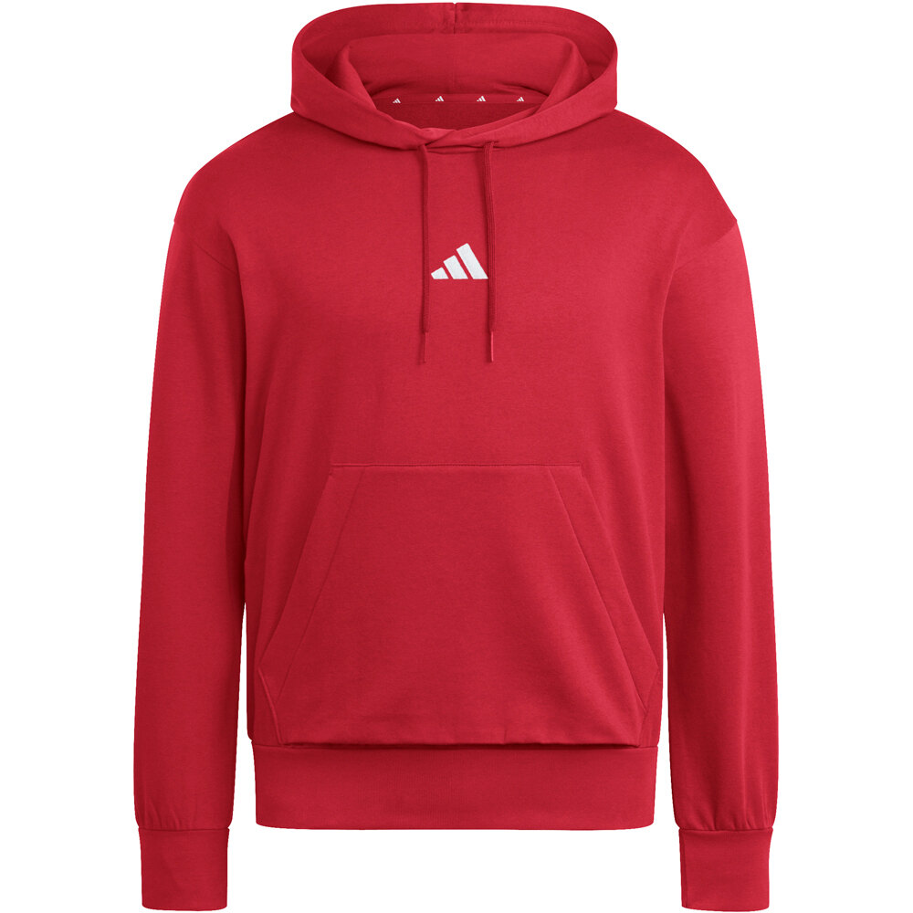 adidas sudadera hombre FEELCOZY HD ROJO vista detalle