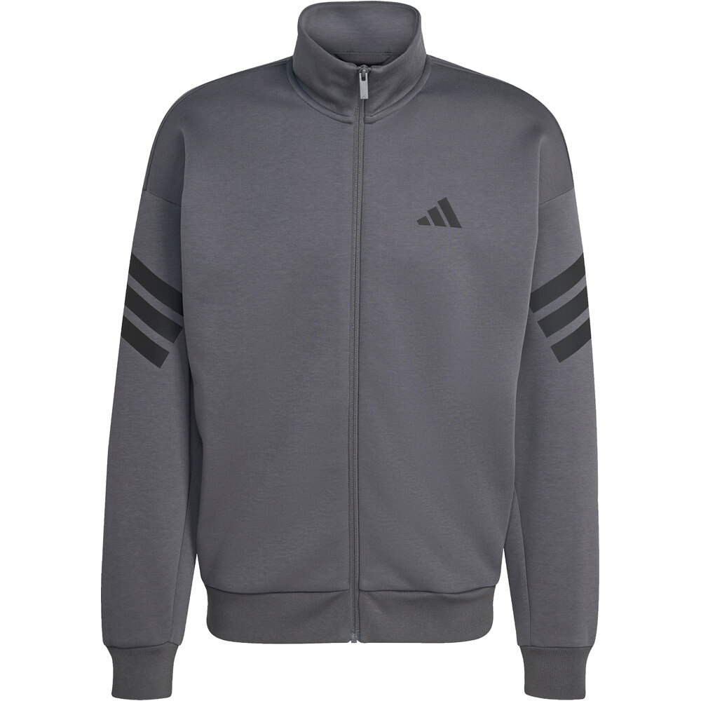 adidas sudadera hombre FUTURE ICONS 3 STRIPES WOVEN GRIS 04