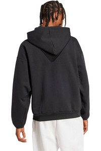 adidas sudadera hombre FUTURE ICONS SMALL LOGO NEGRO vista trasera