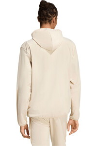 adidas sudadera hombre HOUSE OF TIRO MARRON vista trasera