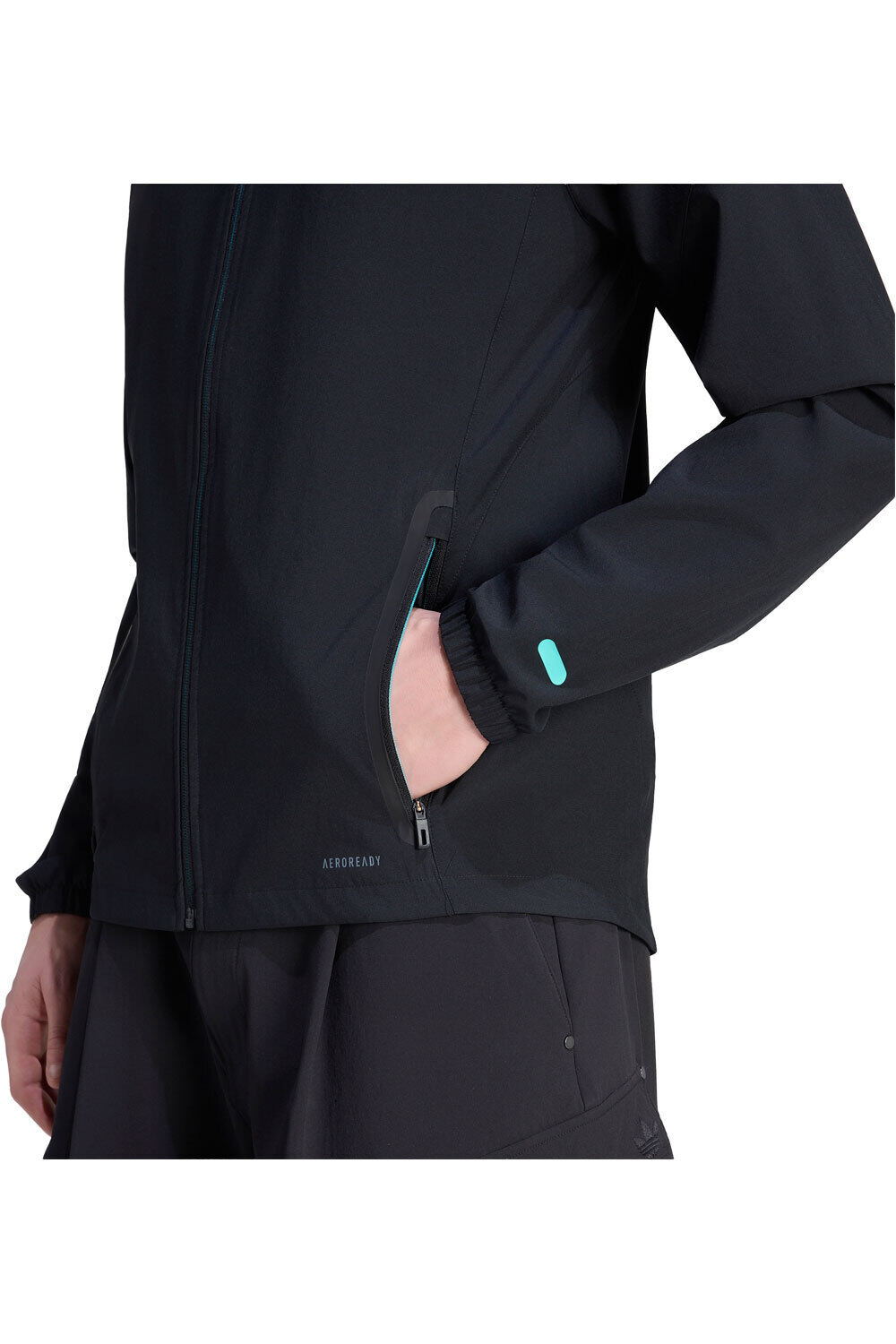 adidas sudadera hombre MERCEDES - AMG PETRONAS FORMULA 1 TEAM LIGHTS OUT VIS TECH NEGRO 03