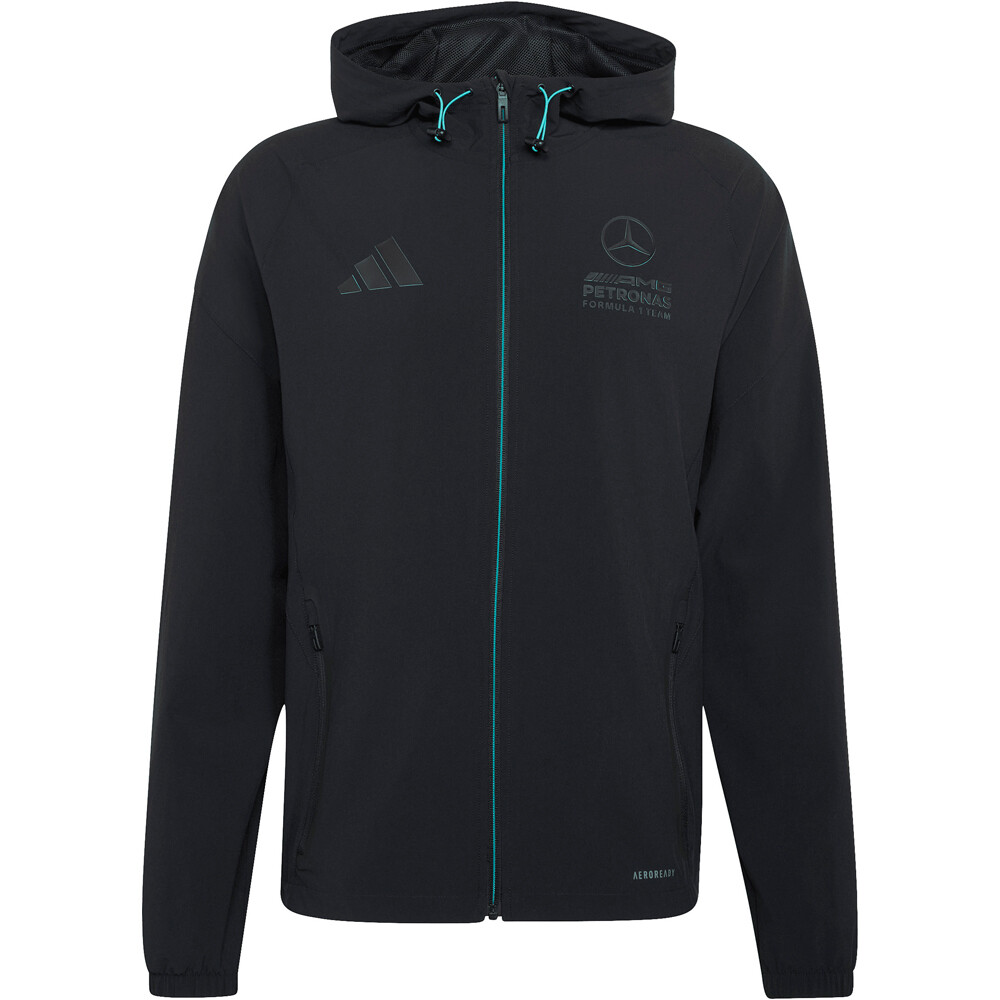 adidas sudadera hombre MERCEDES - AMG PETRONAS FORMULA 1 TEAM LIGHTS OUT VIS TECH NEGRO 04