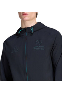 adidas sudadera hombre MERCEDES - AMG PETRONAS FORMULA 1 TEAM LIGHTS OUT VIS TECH NEGRO vista detalle