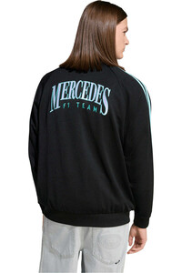 adidas sudadera hombre MERCEDES - AMG PETRONAS FORMULA ONE TEAM LAS VEGAS NEGRO vista trasera
