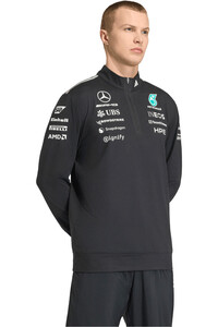 adidas sudadera hombre MERCEDES-AMG PETRONAS F1 ENGINEERS NEGRO vista detalle