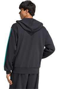 adidas sudadera hombre MERCEDES-AMG PETRONAS FORMULA 1 TEAM DNA NEGRO vista trasera