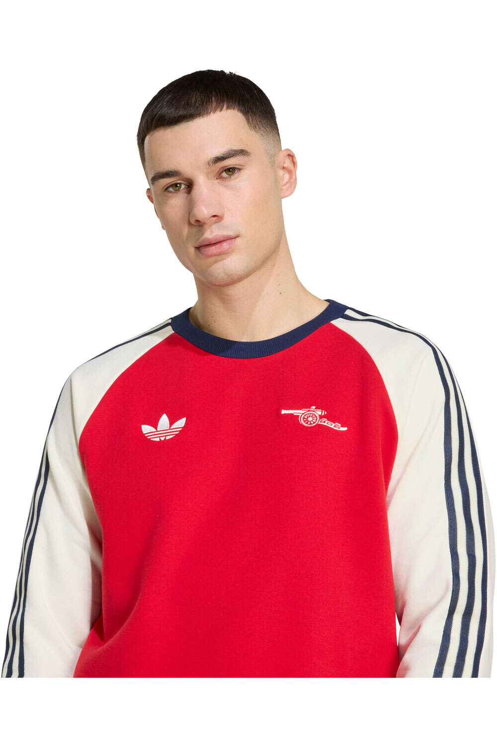 adidas sudadera hombre ORIGINALS ARSENAL ROJO vista detalle