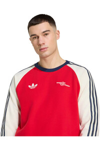 adidas sudadera hombre ORIGINALS ARSENAL ROJO vista detalle