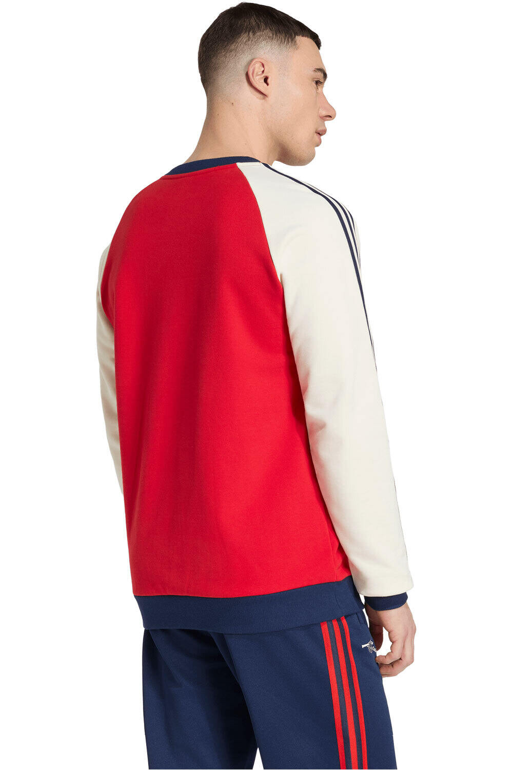 adidas sudadera hombre ORIGINALS ARSENAL ROJO vista trasera