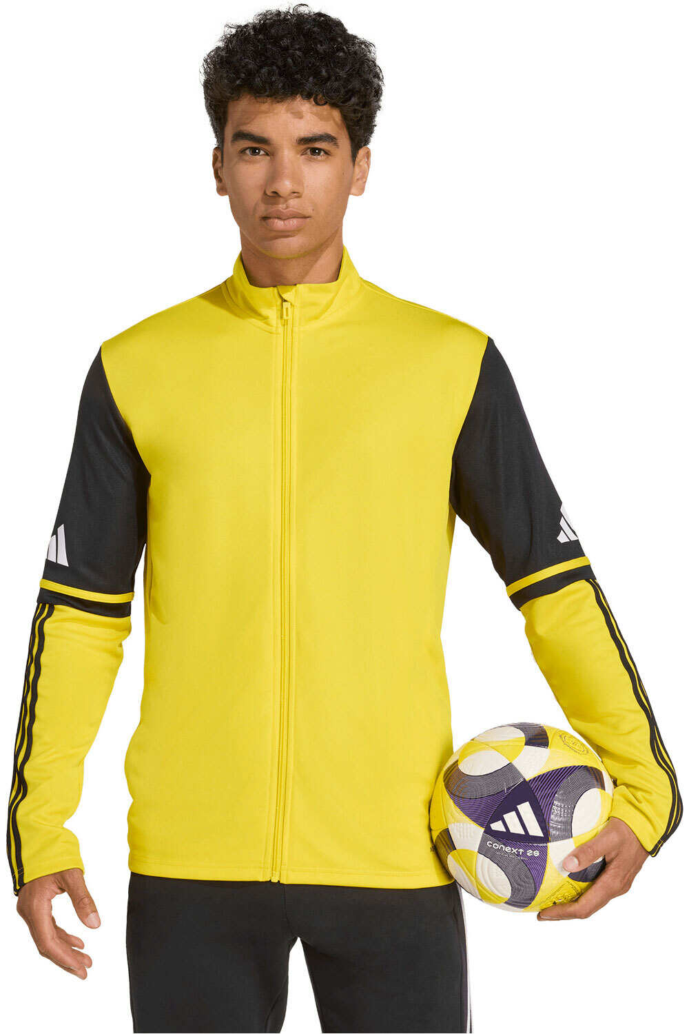 adidas sudadera hombre SQUADRA25 AMARILLO vista frontal