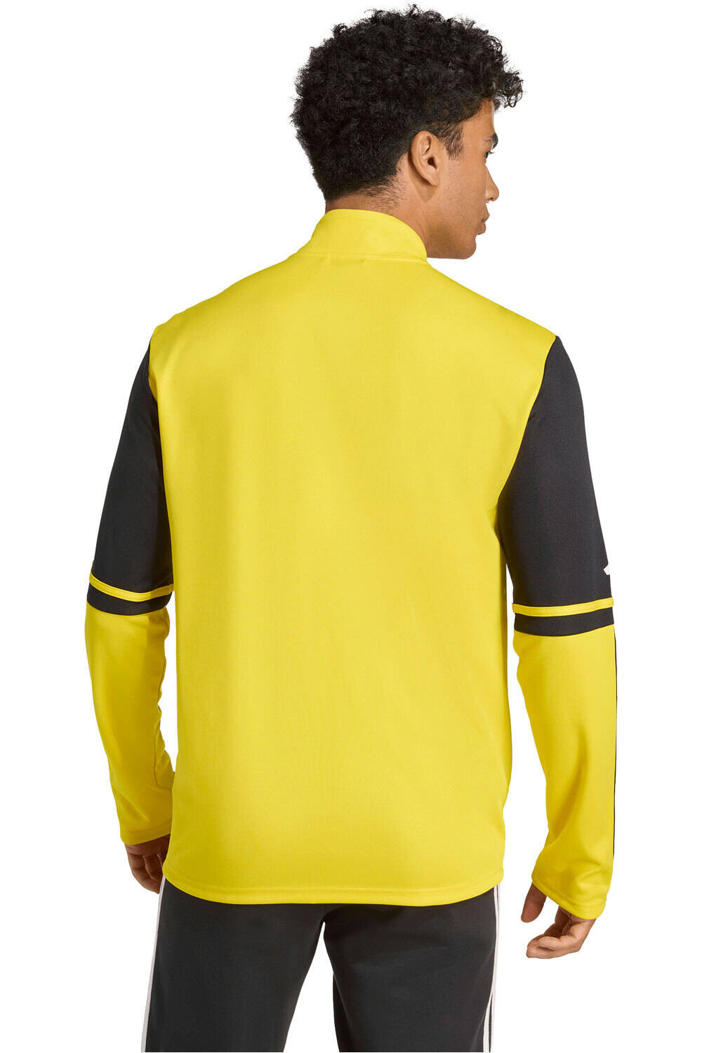 adidas sudadera hombre SQUADRA25 AMARILLO vista trasera