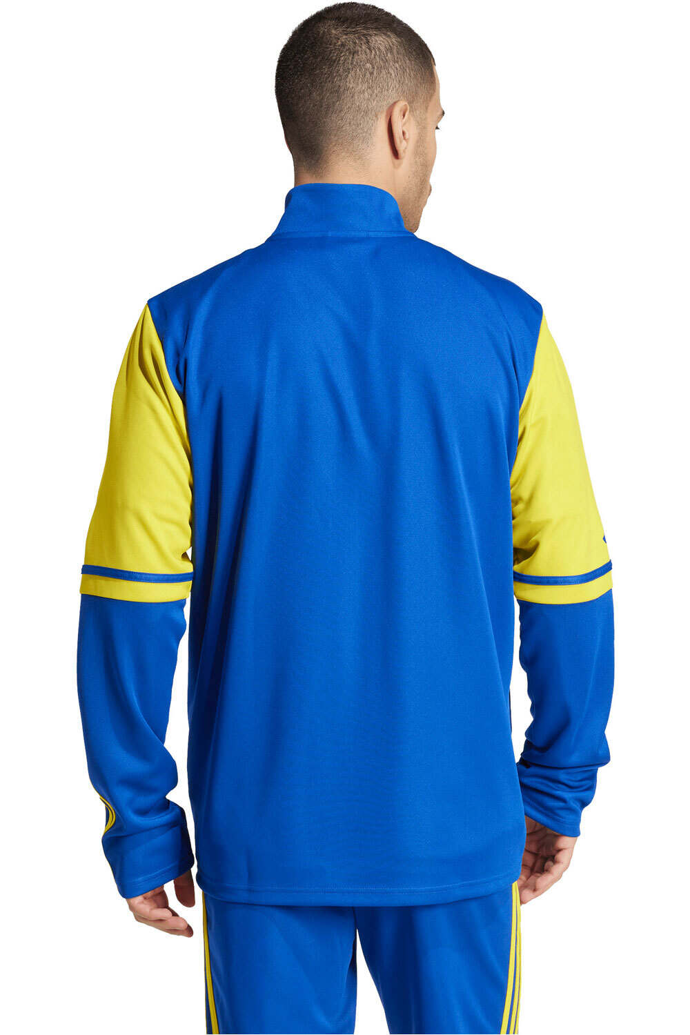 adidas sudadera hombre SQUADRA25 AZUL vista trasera