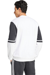 adidas sudadera hombre SQUADRA25 BLANCO vista trasera
