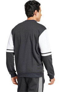 adidas sudadera hombre SQUADRA25 NEGRO vista trasera