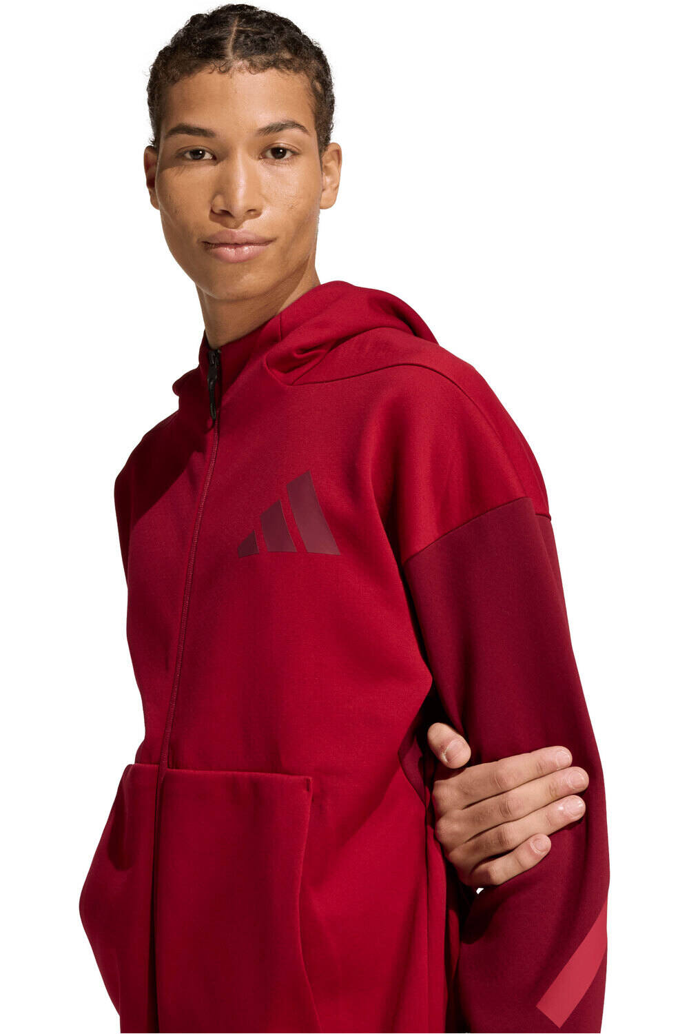 adidas sudadera hombre Z.N.E. AZUL vista detalle
