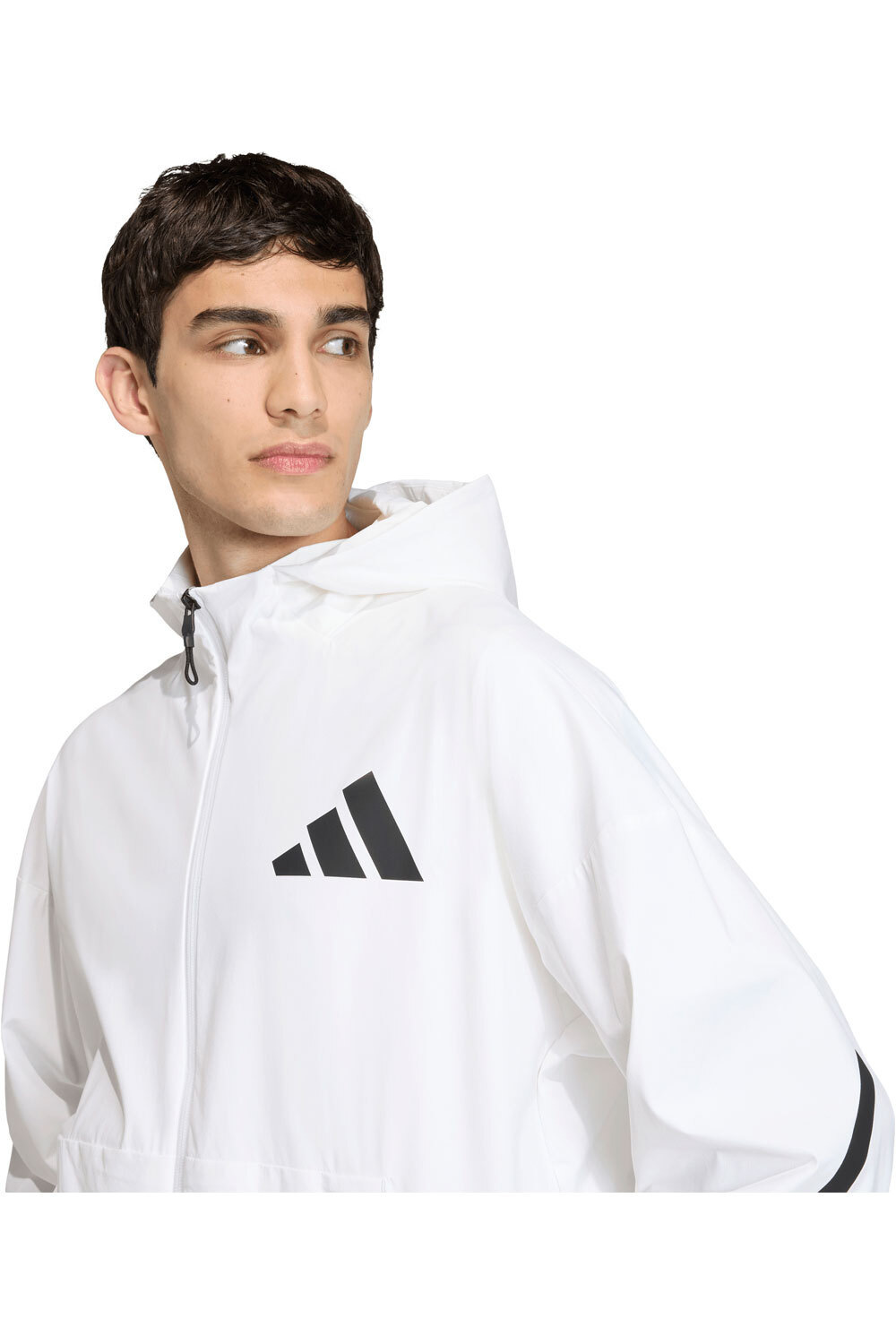 adidas sudadera hombre Z.N.E. BLANCO vista detalle