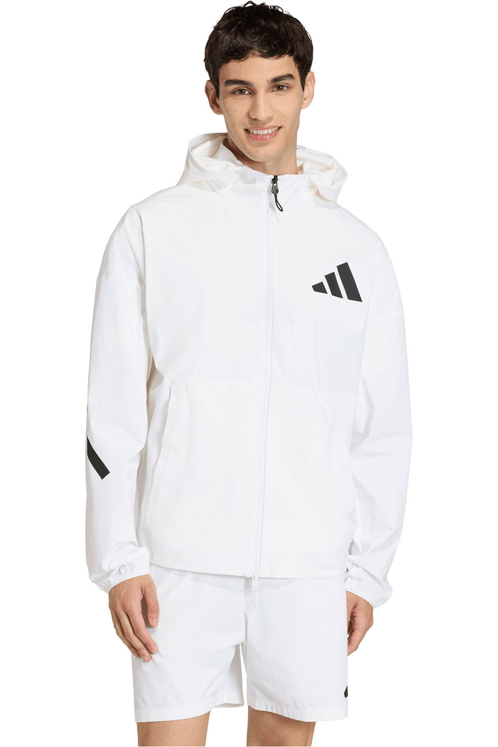 adidas sudadera hombre Z.N.E. BLANCO vista frontal