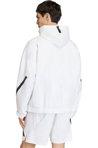 adidas sudadera hombre Z.N.E. BLANCO vista trasera