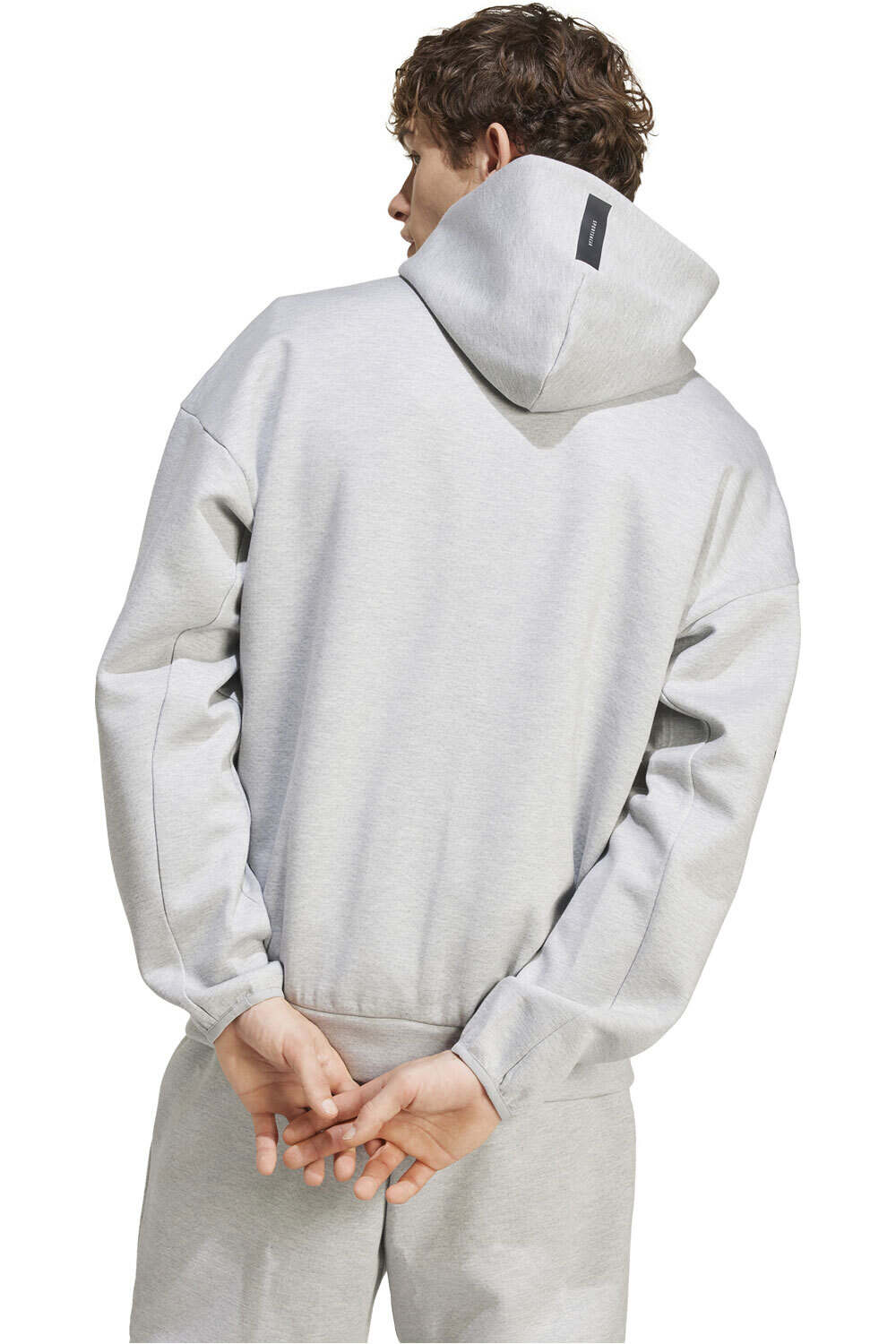adidas sudadera hombre Z.N.E. GRIS vista trasera
