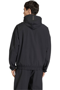 adidas sudadera hombre Z.N.E. NEGRO vista trasera