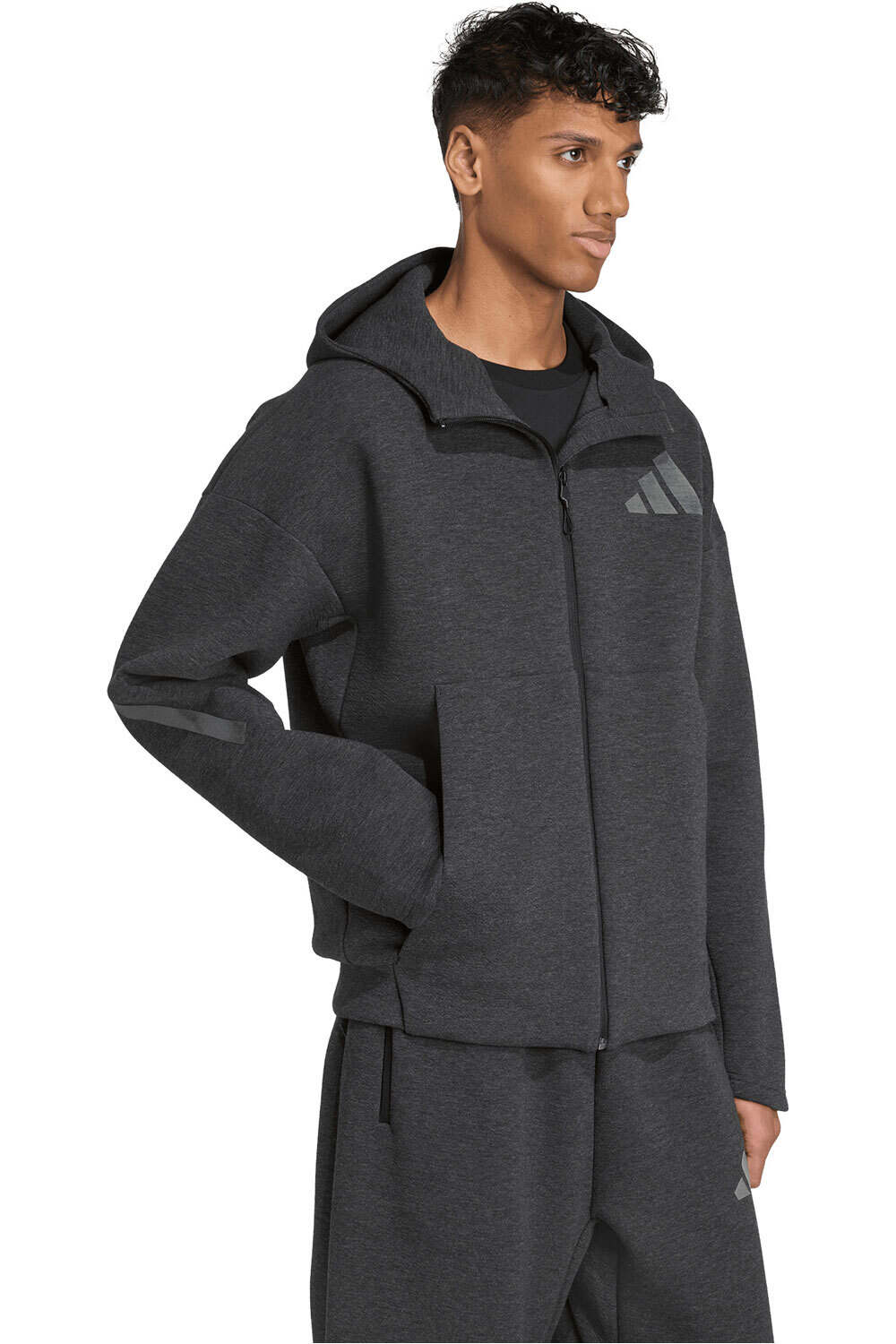 adidas sudadera hombre Z.N.E. PREMIUM NEGRO vista detalle