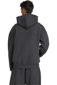 adidas sudadera hombre Z.N.E. PREMIUM NEGRO vista trasera