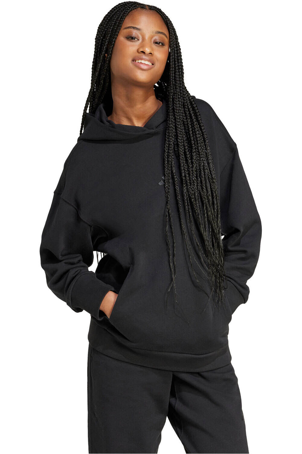 adidas sudadera mujer ALL SZN NEGRO vista detalle