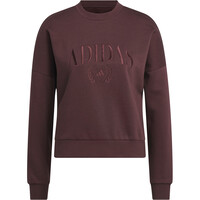 adidas sudadera mujer COZY HOLIDAY MARRON 05