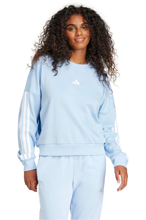 ADIDAS ESSENTIALS 3-STRIPES FRENCH TERRY azul