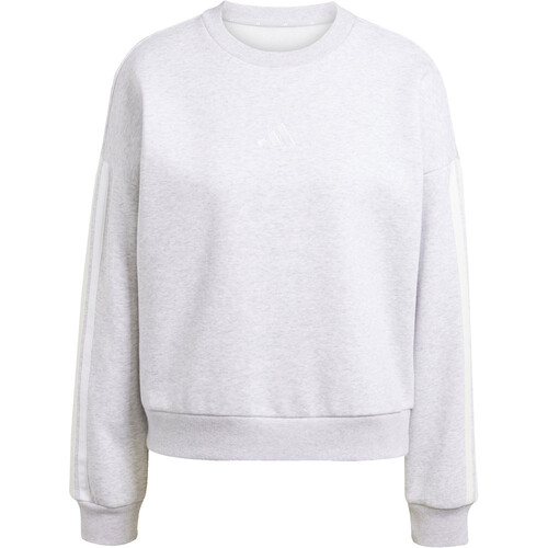 adidas sudadera mujer ESSENTIALS 3 STRIPES GRIS