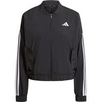 adidas sudadera mujer ESSENTIALS 3 STRIPES LIFESTYLE NEGRO 05