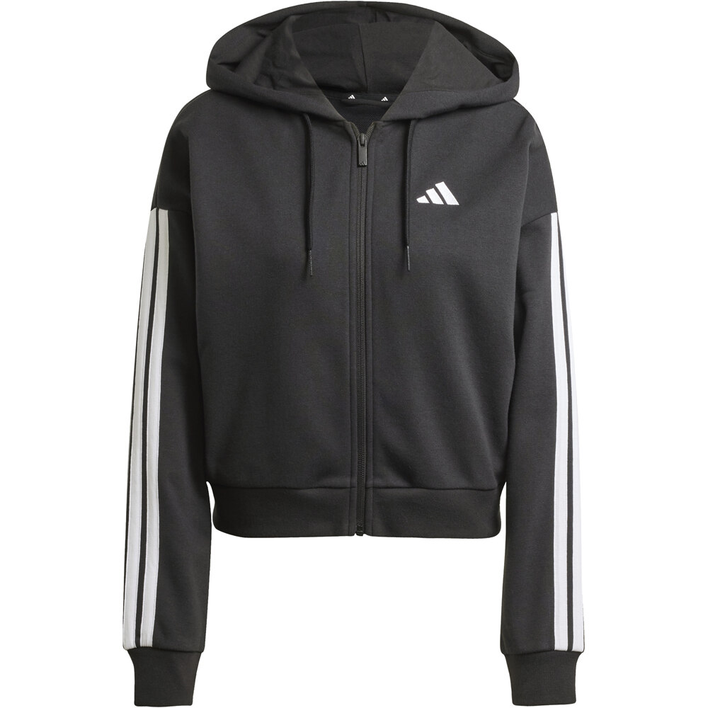 adidas sudadera mujer ESSENTIALS 3-STRIPES NEGRO 05