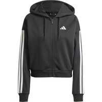 adidas sudadera mujer ESSENTIALS 3-STRIPES NEGRO 05