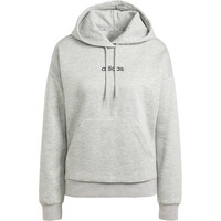 adidas sudadera mujer ESSENTIALS LINEAR FLEECE GRIS vista detalle