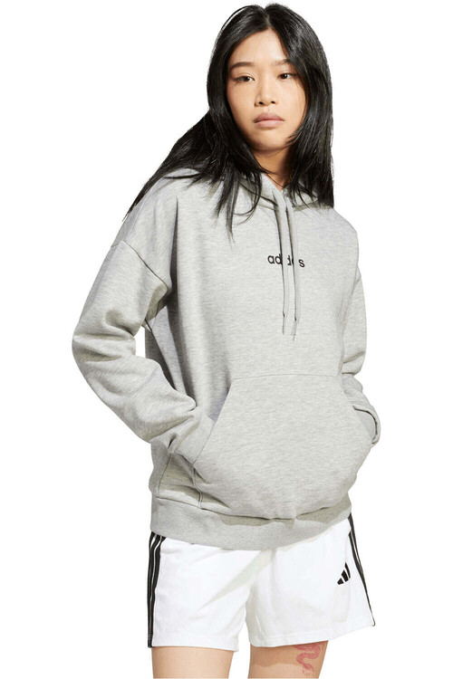 ADIDAS ESSENTIALS LINEAR FLEECE gris