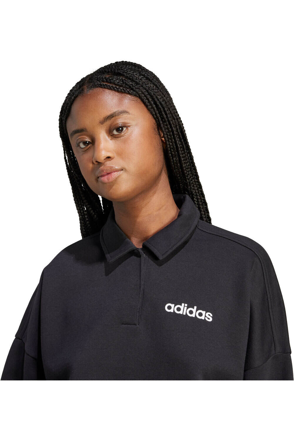 adidas sudadera mujer ESSENTIALS LINEAR NEGRO 03