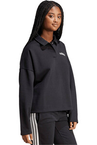 adidas sudadera mujer ESSENTIALS LINEAR NEGRO vista detalle