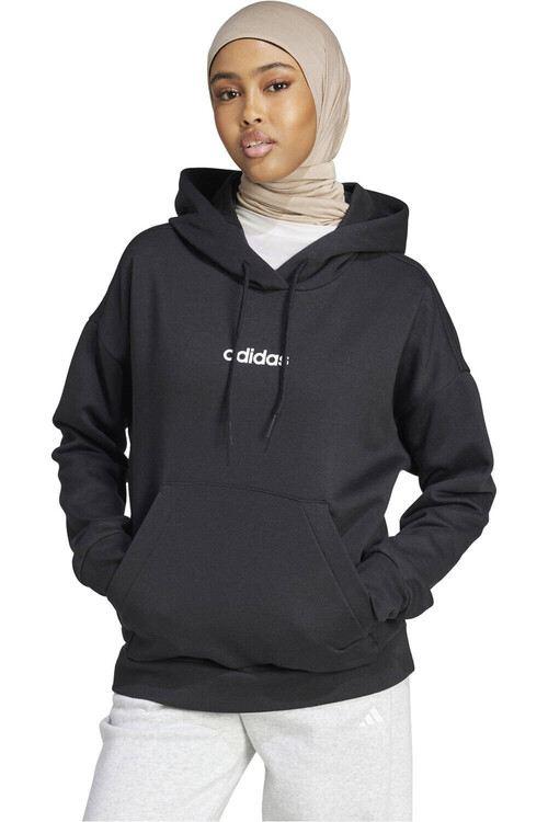 adidas sudadera mujer ESSENTIALS LINEAR NEGRO