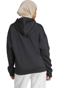 adidas sudadera mujer ESSENTIALS LINEAR NEGRO vista trasera