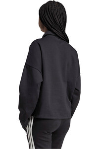 adidas sudadera mujer ESSENTIALS LINEAR NEGRO vista trasera