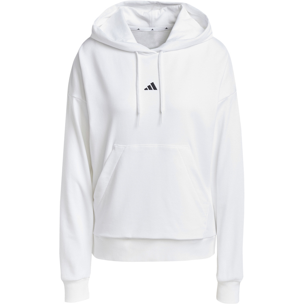 adidas sudadera mujer ESSENTIALS SMALL LOGO BLANCO 04
