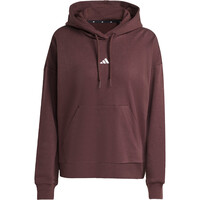 adidas sudadera mujer ESSENTIALS SMALL LOGO MARRON 05