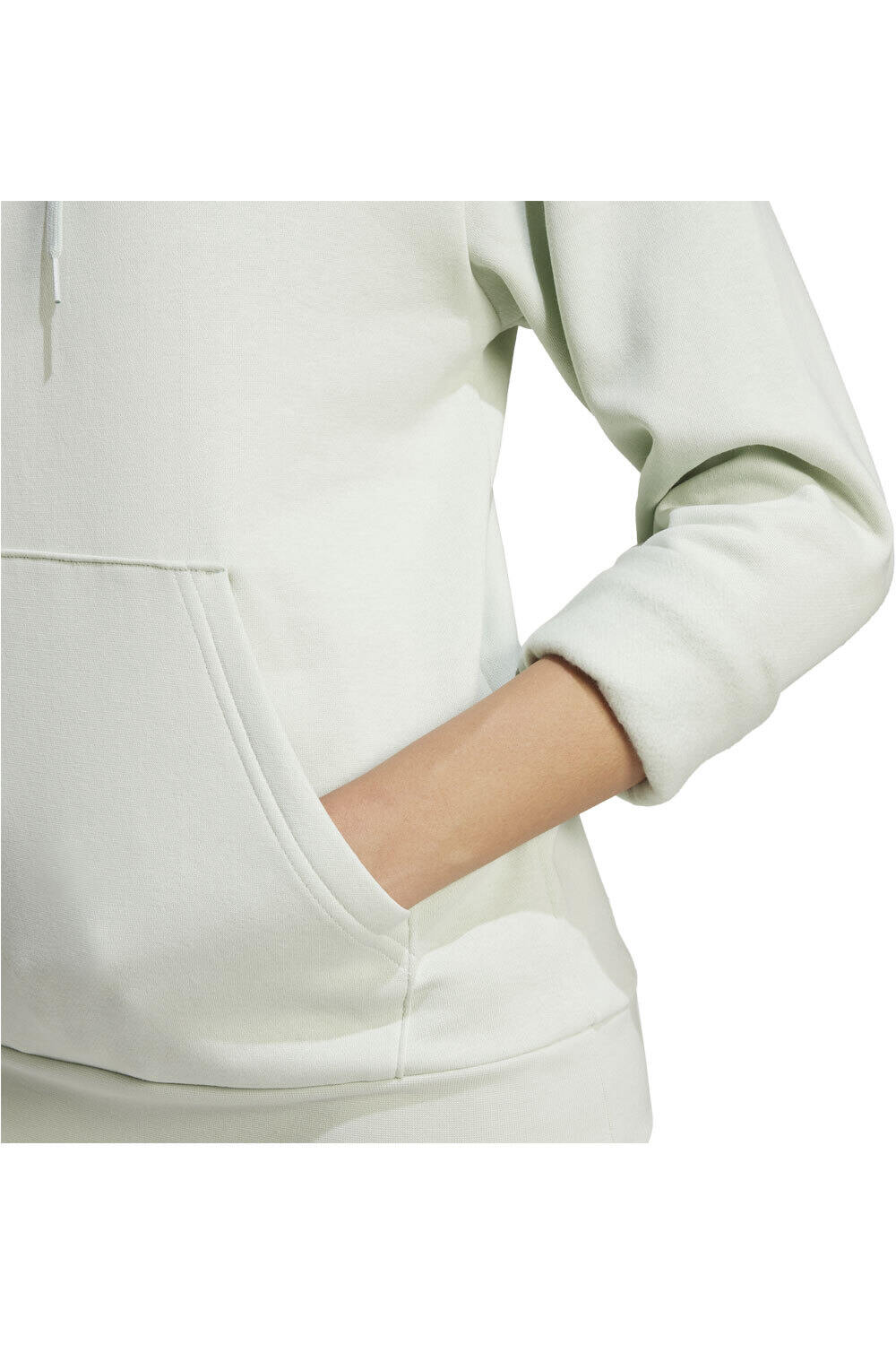 adidas sudadera mujer ESSENTIALS SMALL LOGO VERDE 03