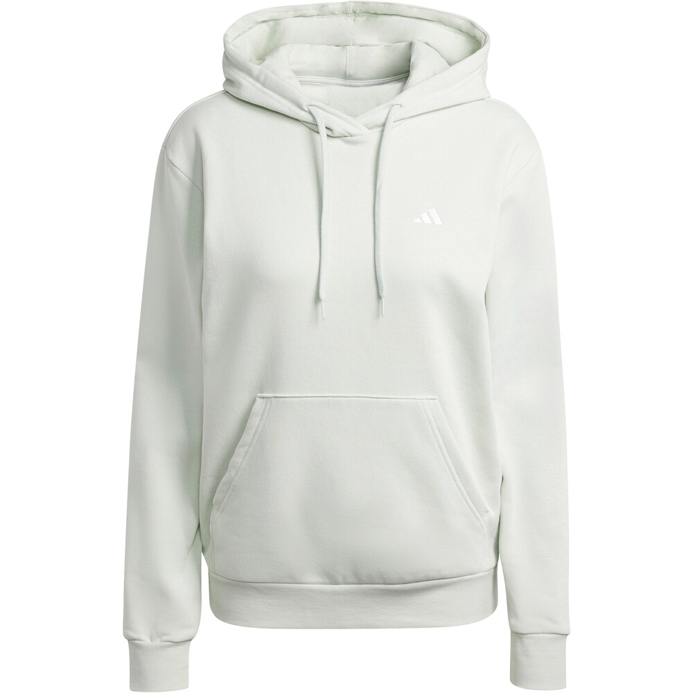 adidas sudadera mujer ESSENTIALS SMALL LOGO VERDE 04