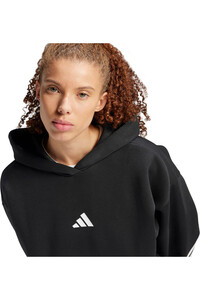 adidas sudadera mujer FUTURE ICONS 3 STRIPES NEGRO 03