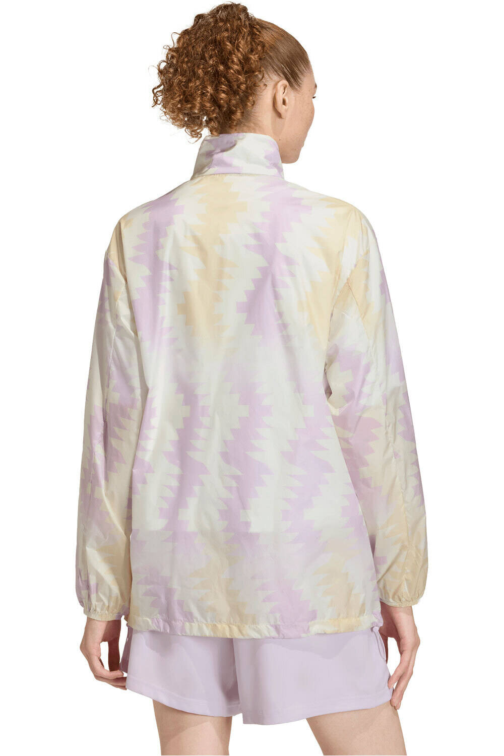 adidas sudadera mujer HOUSE OF TIRO X COMMON GOAL AOP BLANCO vista trasera