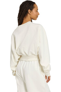 adidas sudadera mujer SOFT LUX BLANCO vista trasera