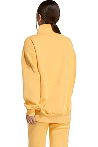 adidas sudadera mujer SOFT LUX NARANJA vista trasera