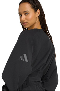 adidas sudadera mujer SOFT LUX NEGRO 03